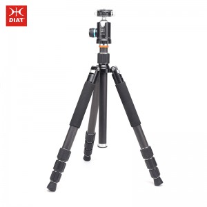 DIAT CM324A KH30Qプロフェッショナルピュアカーボンファイバーカメラ三脚取り外し可能な柔軟な一脚