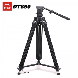 DIAT DT850プロ用ビデオカメラ三脚用の高品質ビデオ三脚